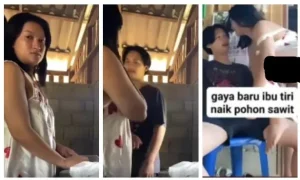 Potongan video Ibu Tiri vs Anak Tiri